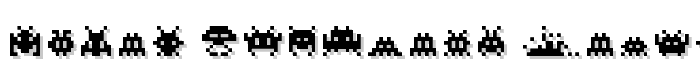 Pixel Invaders Regular font